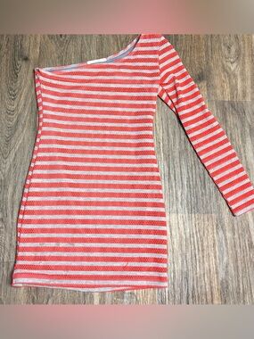 Cocolove Women's One shoulder striped dress size m